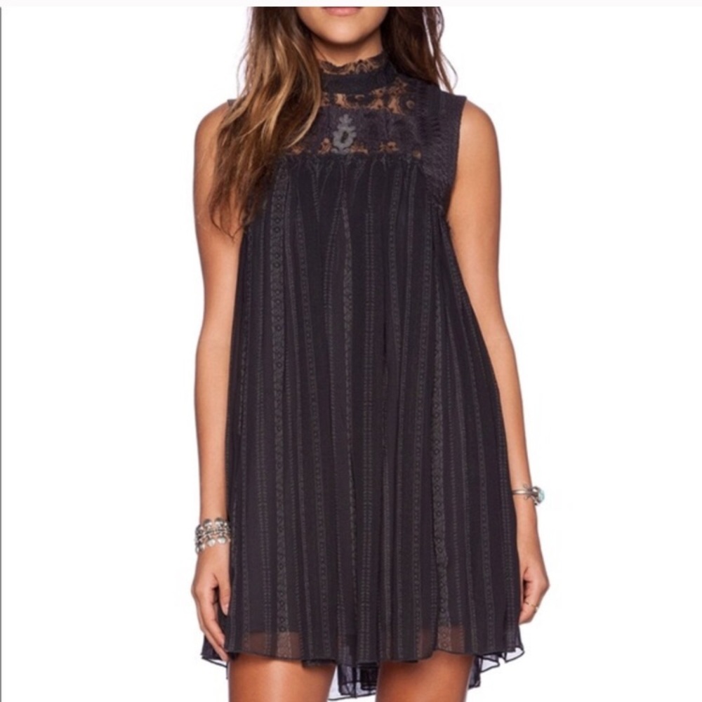 Navy free people dress